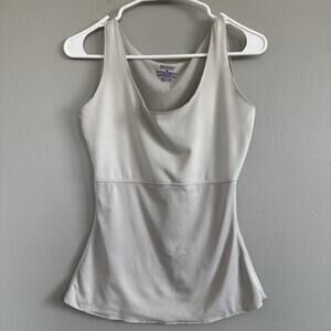 SPANX Women's Body Shapewear Scoop Neck Cami Medium Beige Nude Tank Top